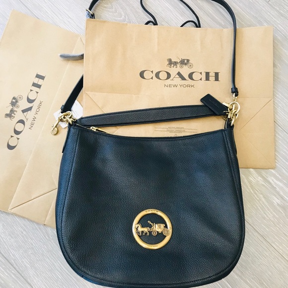 COACH 🔥⭐️SALE⭐️🔥NWT ELLE Hobo Shoulder BAG - Picture 6 of 7